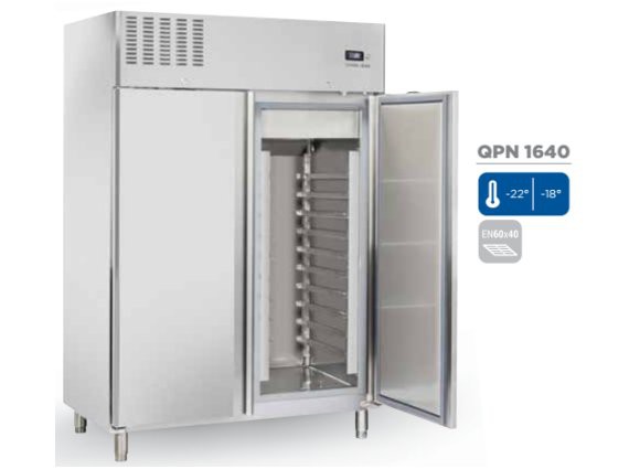 Frigorifero QPN 1640 pasticceria inox 1300 litri, negativo -18/-22°.